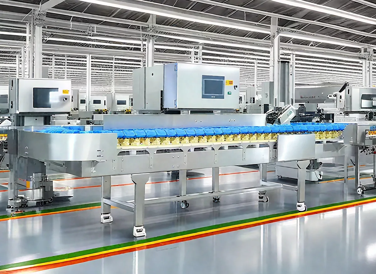 Fitur Skala Checkweigher Perakitan.